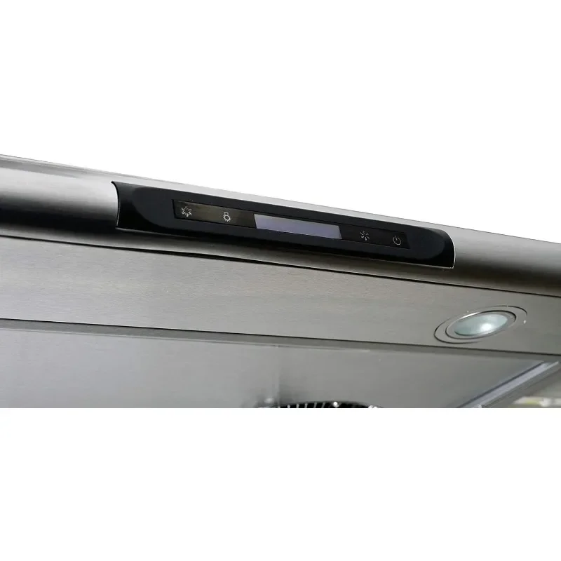 Hauslane | Chef Series 30” C400 Range Hood Slim Under Cabinet Kitchen Extractor - Stainless Steel Design with Self Cleaning 6