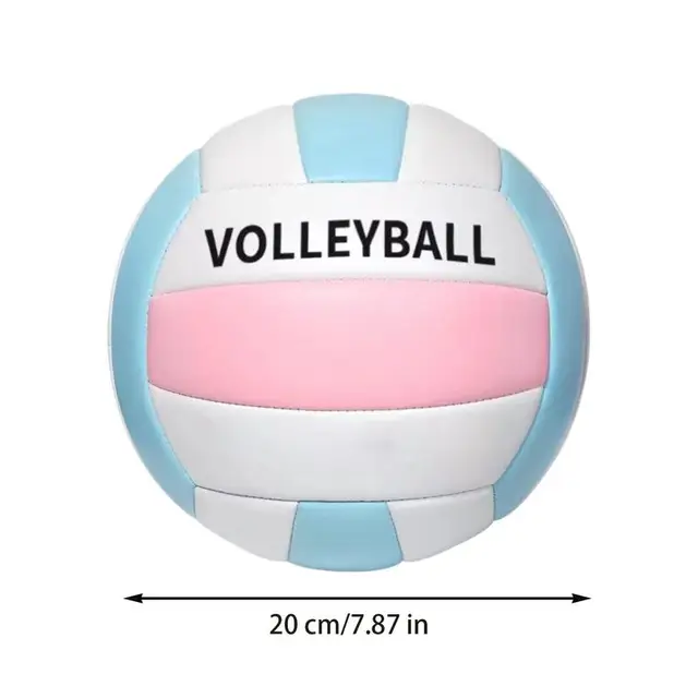 Sand Volleyball Team Sports Practice Ball Wear-Resistant Soft Volleyball for Training Practice Team Sports Indoor School Park 6