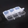 5pcs Nail Art Storage Box Rhinestone Organiser Charm Organiser Bead Storage Container Painting Beads 6 Grid Nail Art Container 3