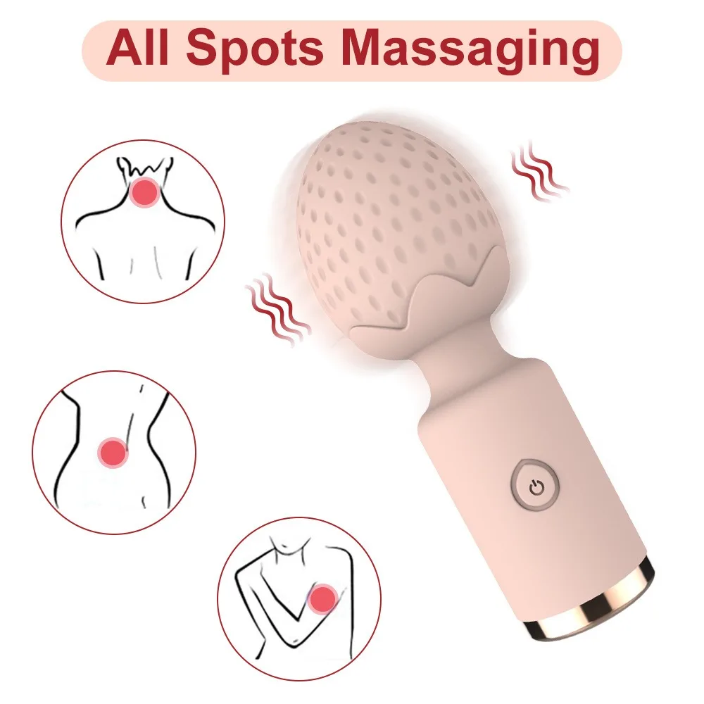 Powerful Clitoris Vibrators USB Recharge AV Vibrator Massager Portable Mini Vibrator JoinJJtoy