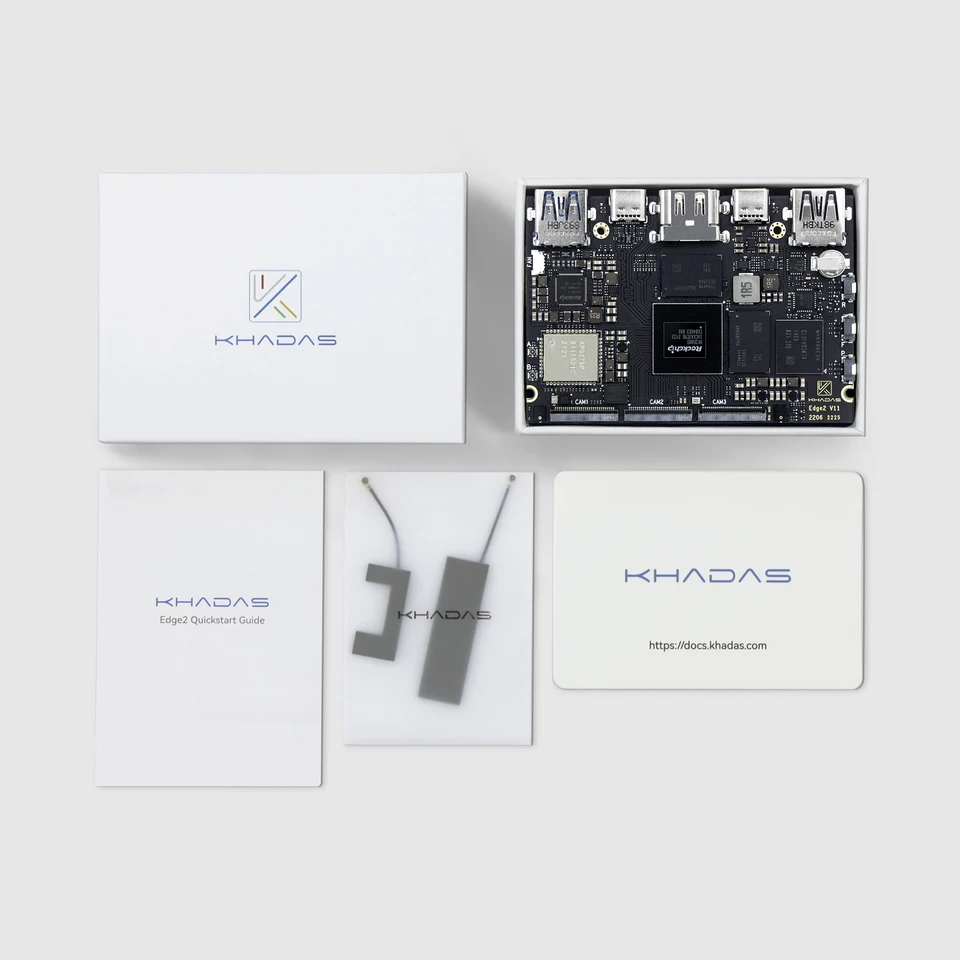 Khadas Edge2 Maker Kit-Pro シングルボードコンピュータ Khadas Edge2: New single-board computer debuts with Rockchip