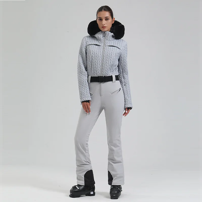 Winter Neue Warme Skifahren Anzüge Frauen Fit Schnee Overalls Outdoor Winddicht Wasserdichte Ski Kleidung Pro Schneefeld Trainingsanzug Hoodies – Detail 19