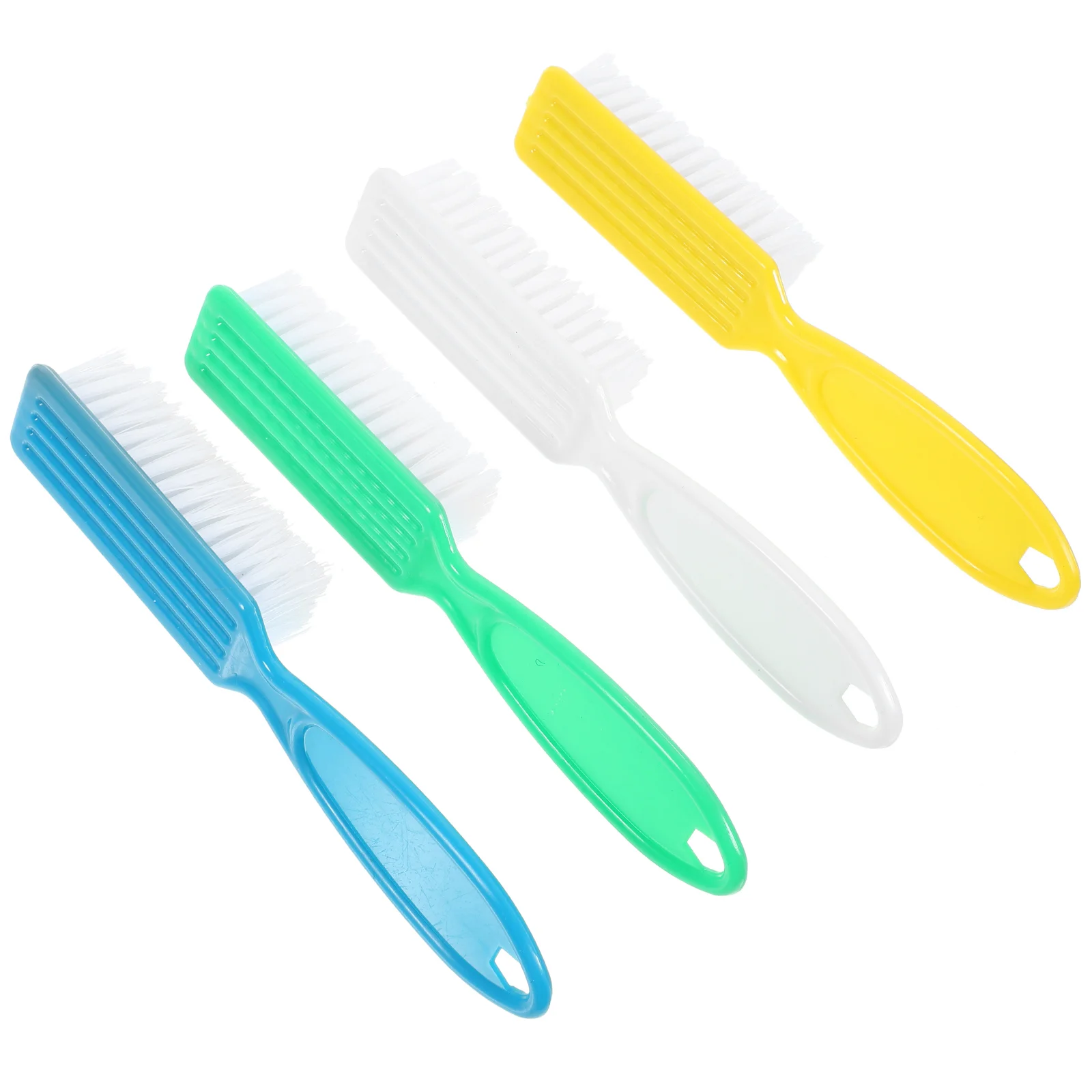

4pcs Nail Tools Long Handle Plastic Cleaning Scrubbing for Nail Makeup (Random Pattern)