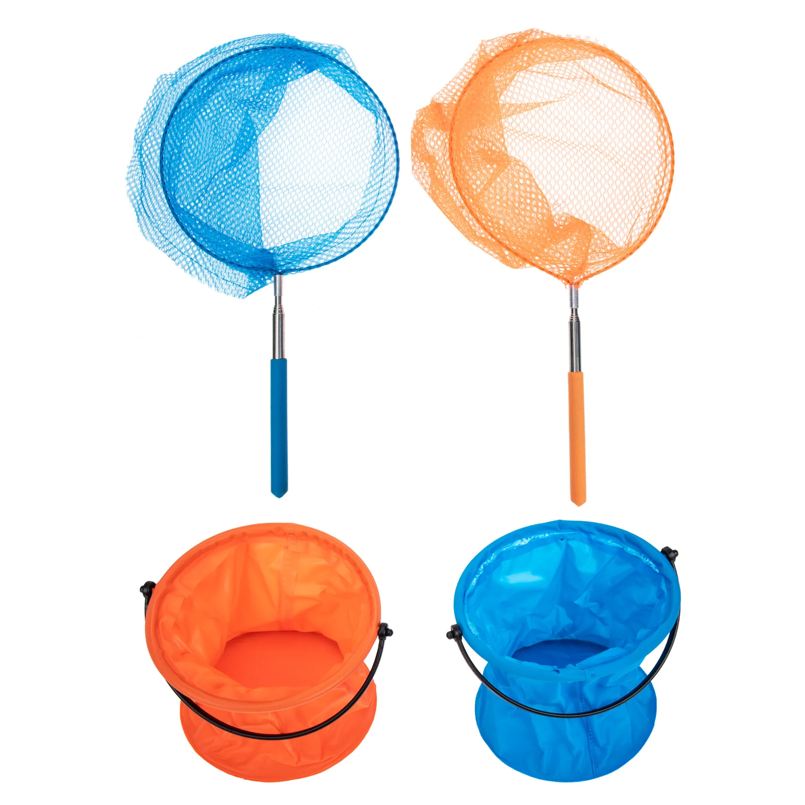 

Tendycoco Fishing Nets 2 Sets Telescopic Fishing Net Kids Toys Bait Net Telescopic Catching Tools Netting Outdoor Child