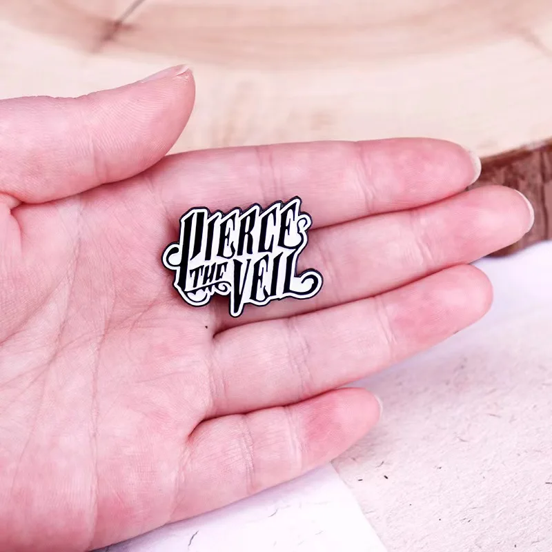 Rock Band Enamel Pin - Music Logo Badge Fashion Jewelry Gift