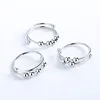 New Fidget Beads Rings for Women Men Rotate Freely Anti Stress Anxiety Ring Single Coil Antistress Spiral Beads Rotate Jewlery 1