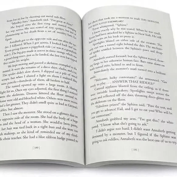 5 Books/Set Percy Jackson & The Olympians English Original Novel Books Children\'s English Picture Book Sets