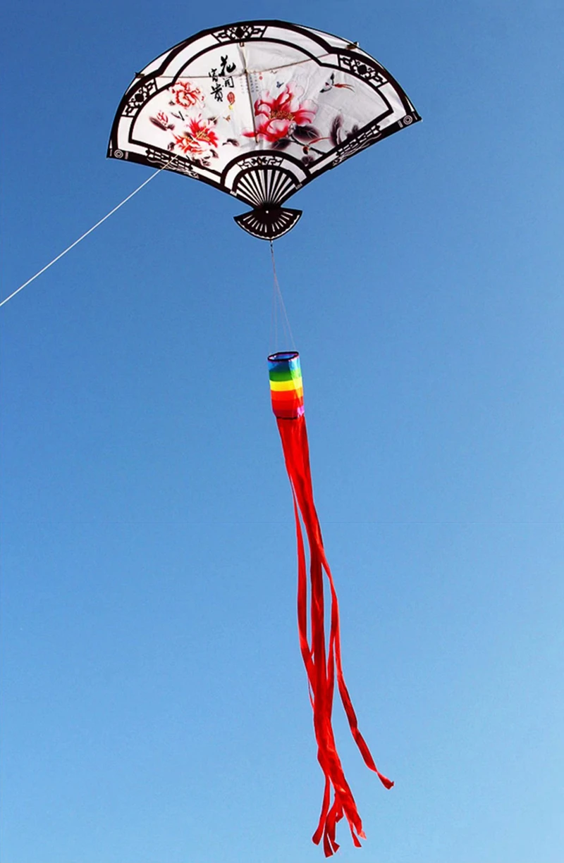 Free Shipping large kites windsocks kites accessories outdoor toys for flying kites tails ikite factory koi butterfly flying toy 6
