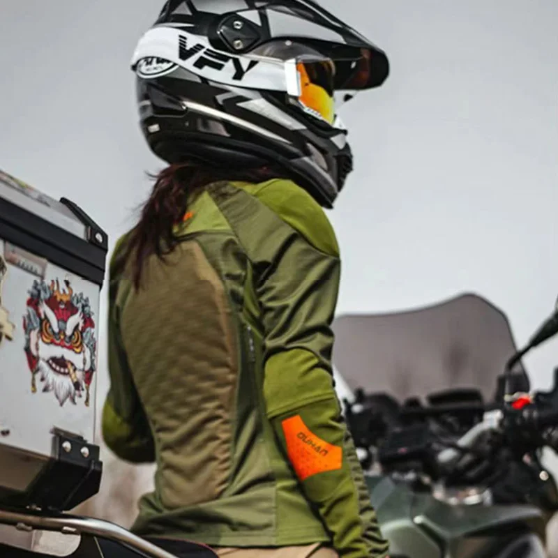 DUHAN Summer Ventilation Women Motorcycle Soft Airflow Armor Motocross Body Accessoriest Motorcyclist Protections Jacket Armors
