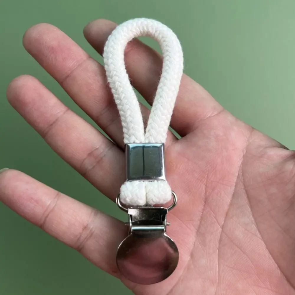 Creative Towel Hanging Clips Braided Multipurpose Cotton Loop Metal Hook Clamps Home Kitchen Storage Clips towel hanging clips