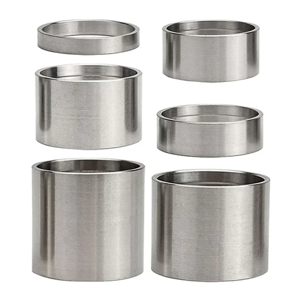 Spacer set, 4 stuks aluminium headset spacer set fiets stuurpen voorvork 5 mm / 10 mm / 15 mm / 20 mm (blauw