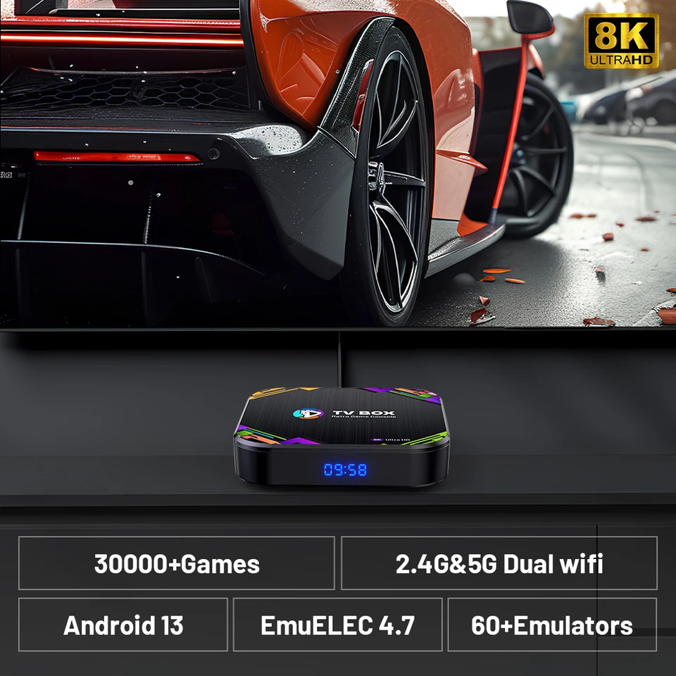 KINAHNK スーパーコンソール X8 レトロビデオゲームコンソール 30000