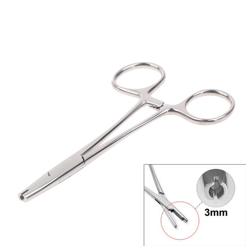 1pc Surgical Steel Piercing Pliers Tools Dermal Anchor Hemostat