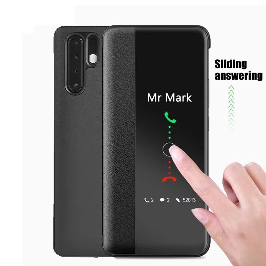 Flip Cover Leather Phone Case For Huawei P30 P40 Pro P30pro