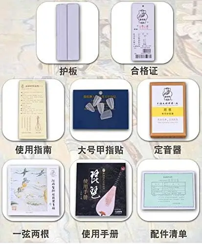 Dunhuang Color wood Pipa Chinese Stringed Instrument for Beginners, Professional Performance, Grade Test