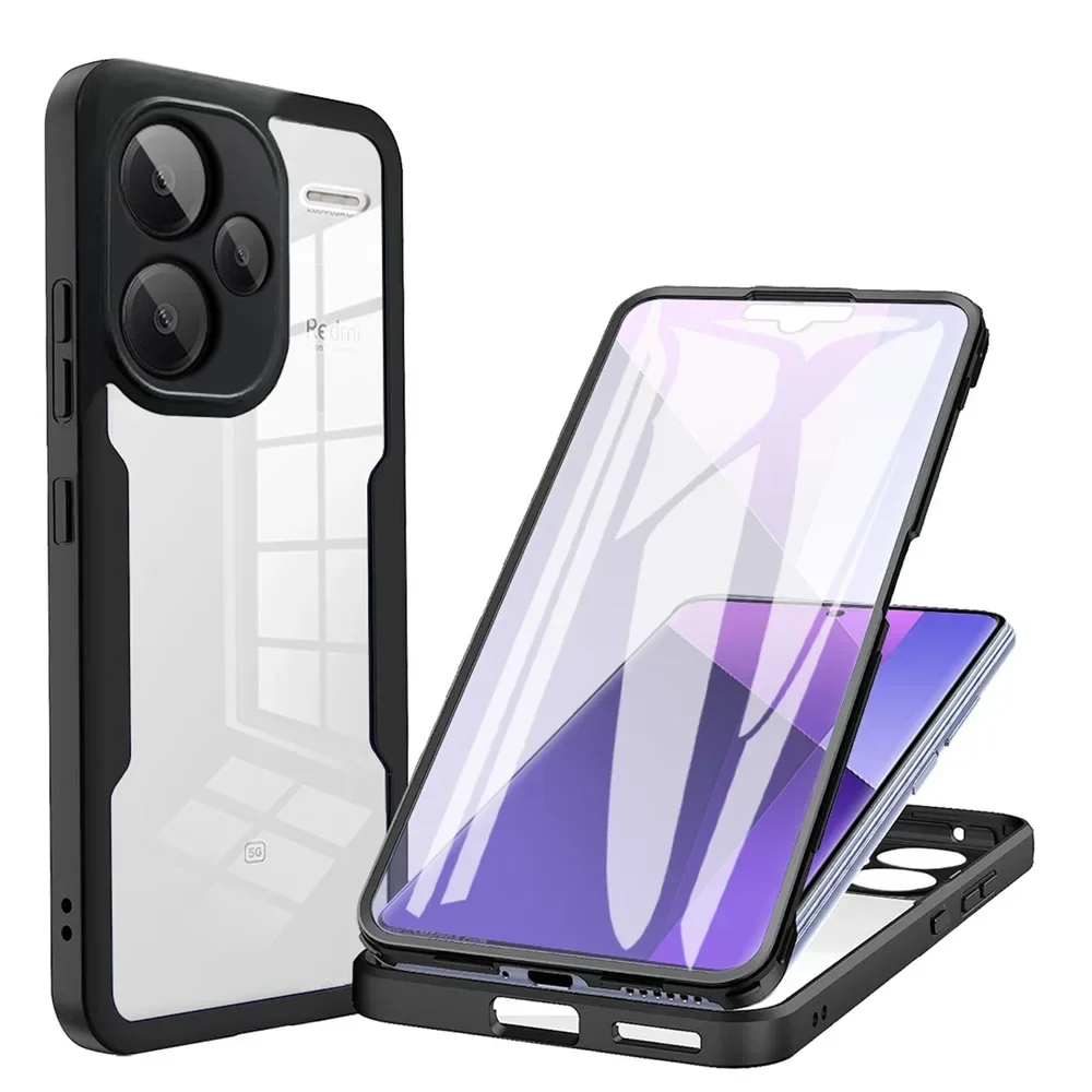 360 Full Screen HD Transparent Phone Cover Case