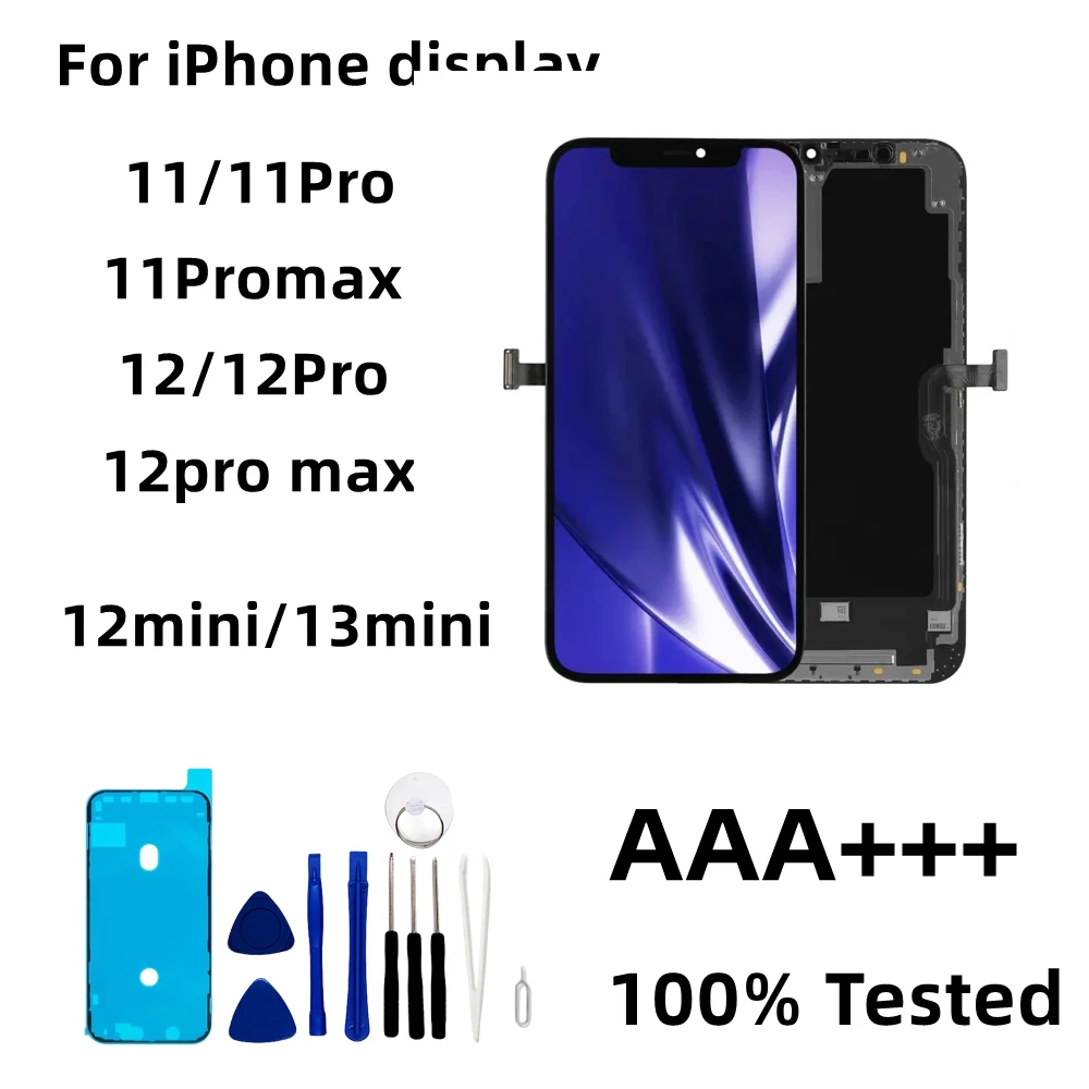 100% Nuovo Oled Originale Per Iphone 11 Nuovo Display Touch Con Schermo Di Visualizzazione Di Fabbrica Sostitutivo Touch Screen 3D Per Iphone 11