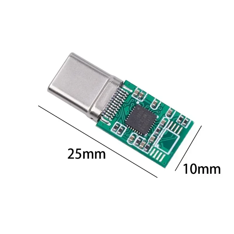 POHIKS 1pc High Quality DIY USB Type-C Sound Card Durable 3S1530A Decoding Chip Microphone Audio Converter For Mobile Phones