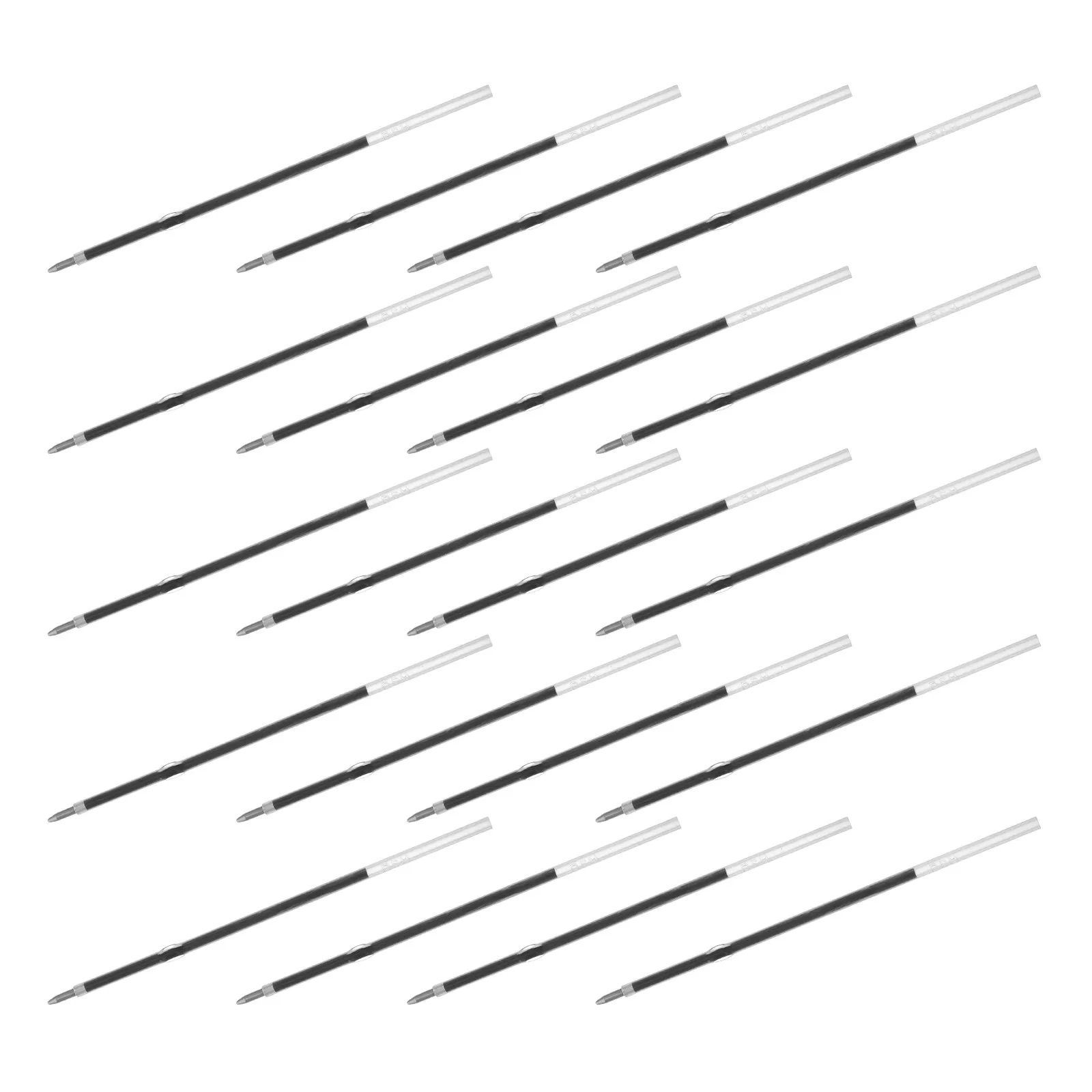 100Pcs 0.7mm 블루 볼펜 리필 미세 팁 정밀 읽기 쉬운 잉크 그리기용 노트 필기 저널링 펜 쓰기
