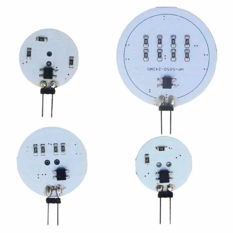 5 PCS Mini G4 LED Bulbs DC 12V 5050 SMD 1.2W 2.4W 5W 120 Degree bi-pin Cold Warm White Halogen Replacement Lamp