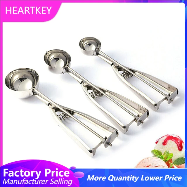 Cookie Scoop Set Professional Heavy Duty Fruit Muffin Cookie Scooper  Stainless Steel Ice Cream Scoops Set