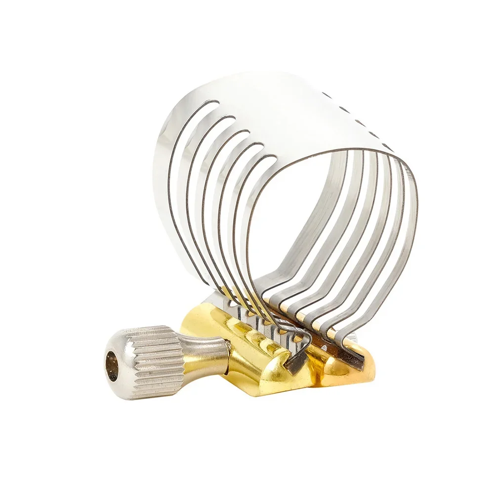 Description Picture 6 of itemSoprano/Alto/Tenor Saxophone Headjoint Adjustable Saxophone Mouthpiece Single Screw Fastening Clip Pipe Stainless Steel Parts