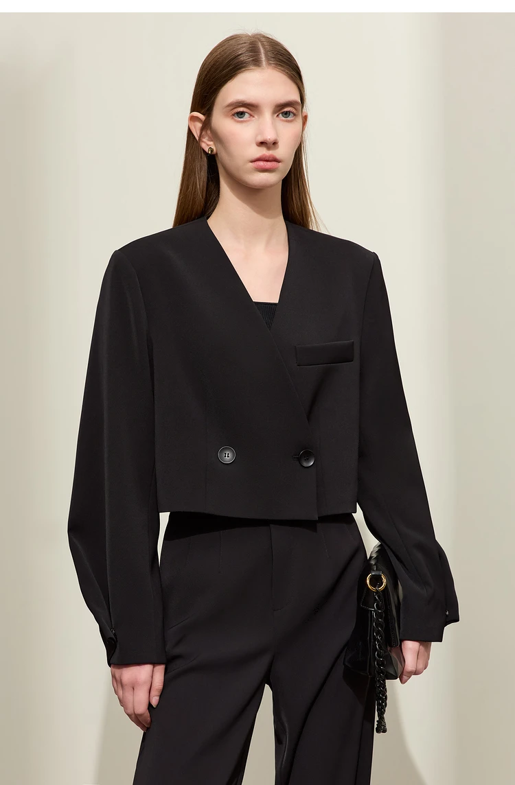stile casual con blazer e pantaloni