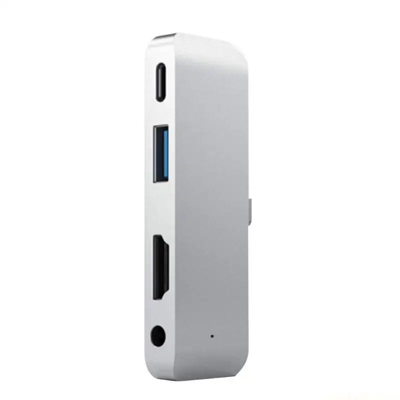 도킹 스테이션 USB C 허브 4/5 in 1 USB C 전원 공급 포트 USB USB C 3.5mm