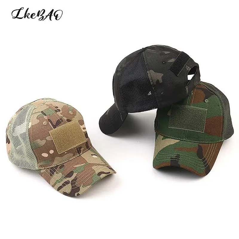 

Women Men Camouflage Hats Mesh Hat Summer Adjustable Baseball Caps Outdoor Sunscreen Casual Caps Unisex Sports Cap