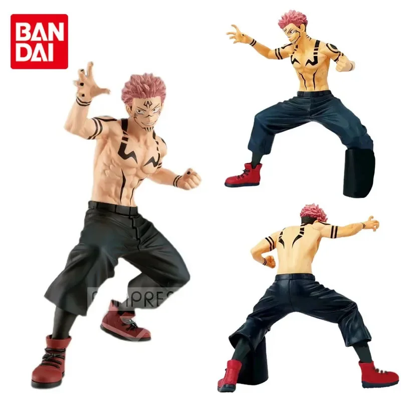 

Bandai Original Jujutsu Kaisen Anime Figure Ryomen Sukuna Action Figure Toys For Boys Girls Kids Children Birthday Gifts Model