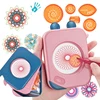 Magic Spirograph Drawing Toys Painting Template Multi-function Accessories Geometric Ruler Drafting Tools Storage Set Kids Toys 1