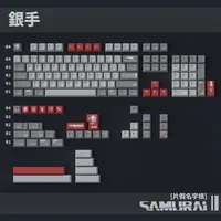 Mechanical Keyboard Keycap Russian Japanese Etymon 142 Keys Custom Silver Hand PBT Keycap Cherry Profile DYE SuB For MX Switches - Image 6