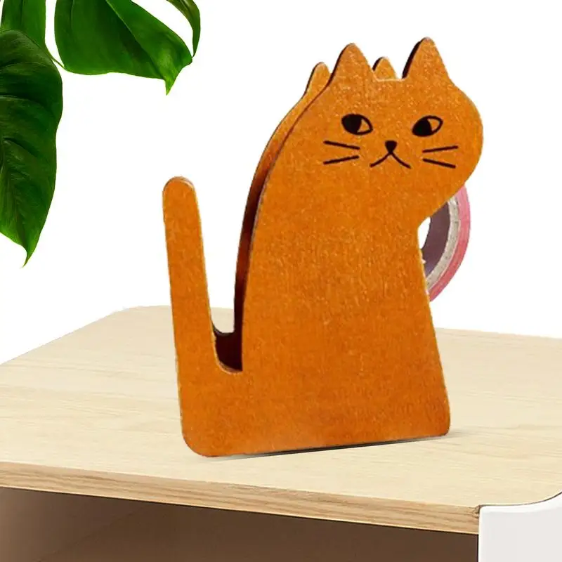 

Tape Dispenser Wooden Cartoon Tape Dispensers Vivid Tape Dispenser For Efficient Gift Wrapping For Dormitory Living Room Kitchen