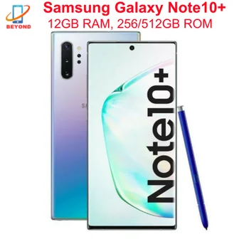 Samsung Galaxy Note10 Plus Note10+ N975F N975FD N975U1 N9750 256/512GB 12GB 6.8" Snapdragon NFC 4G LTE Original Cell Phone