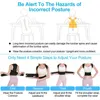 Adjustable Back Posture Corrector With Breathable Shoulder And Waist Support Straps For Boys And Girls To Relieve Back Pain 3