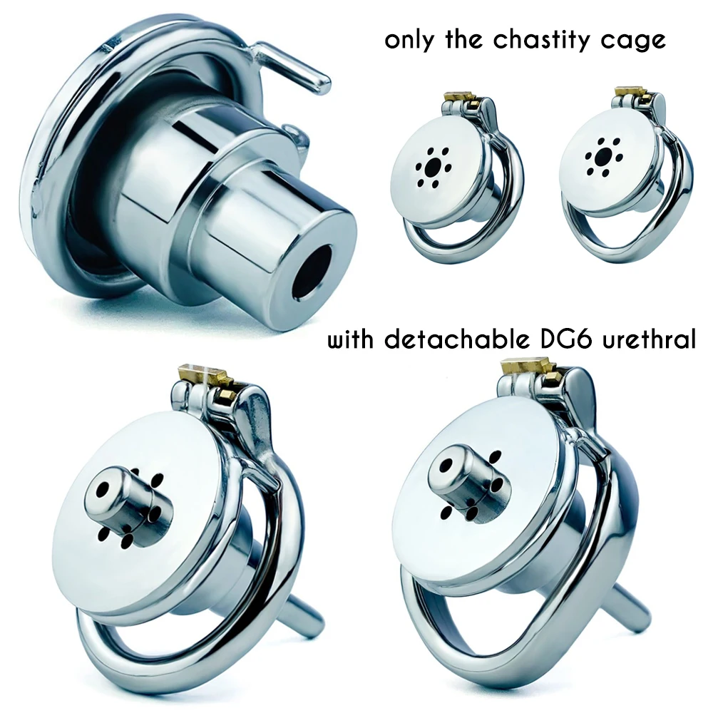 Penis Chastity Cage FRRK Negative Inverted Metal Chastity Cage Device With Band Belt Penis Restraints Lock Rings BDSM Alternative Toys Sissies Men