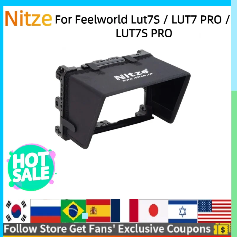 Nitze モニターケージ Feelworld Lut7S / LUT7 PRO / LUT7S PRO 7