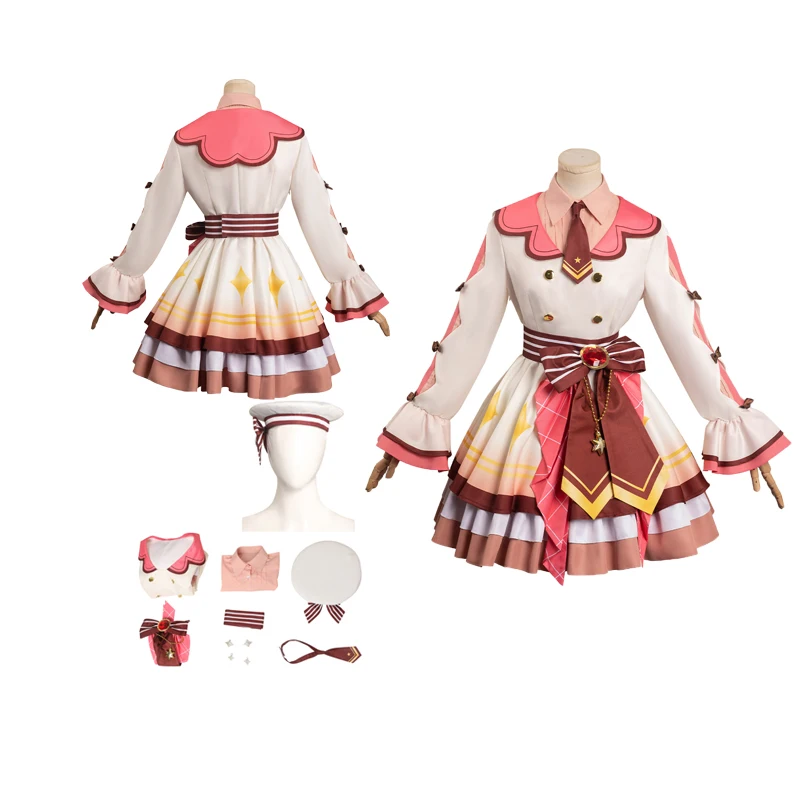 

Anime Performance Stage OSHI NO KO Arima Kana Cosplay Costumes Dress Girls Hat Wigs Skirts For Women Outfits Halloween Suit