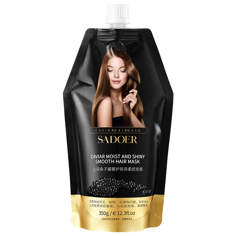 SADOER Caviar Hair Mask 350g Hair Care, Moisturizing, Shining, Supple and Improving Short-tempered Conditioner Keratin