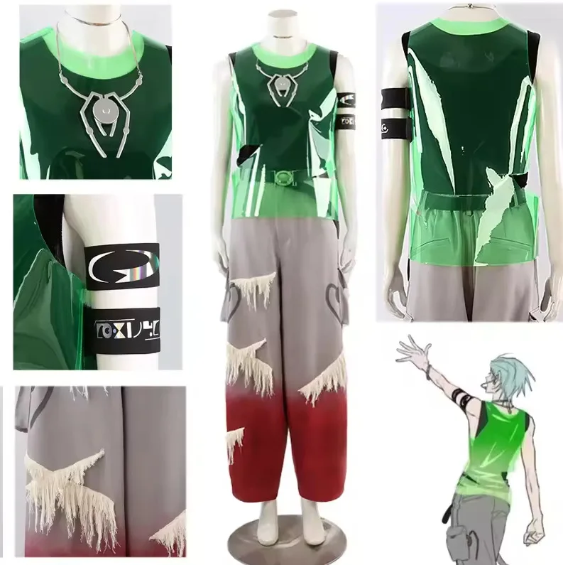 Sci-Fi Military Uniform Cosplay Costume for Men