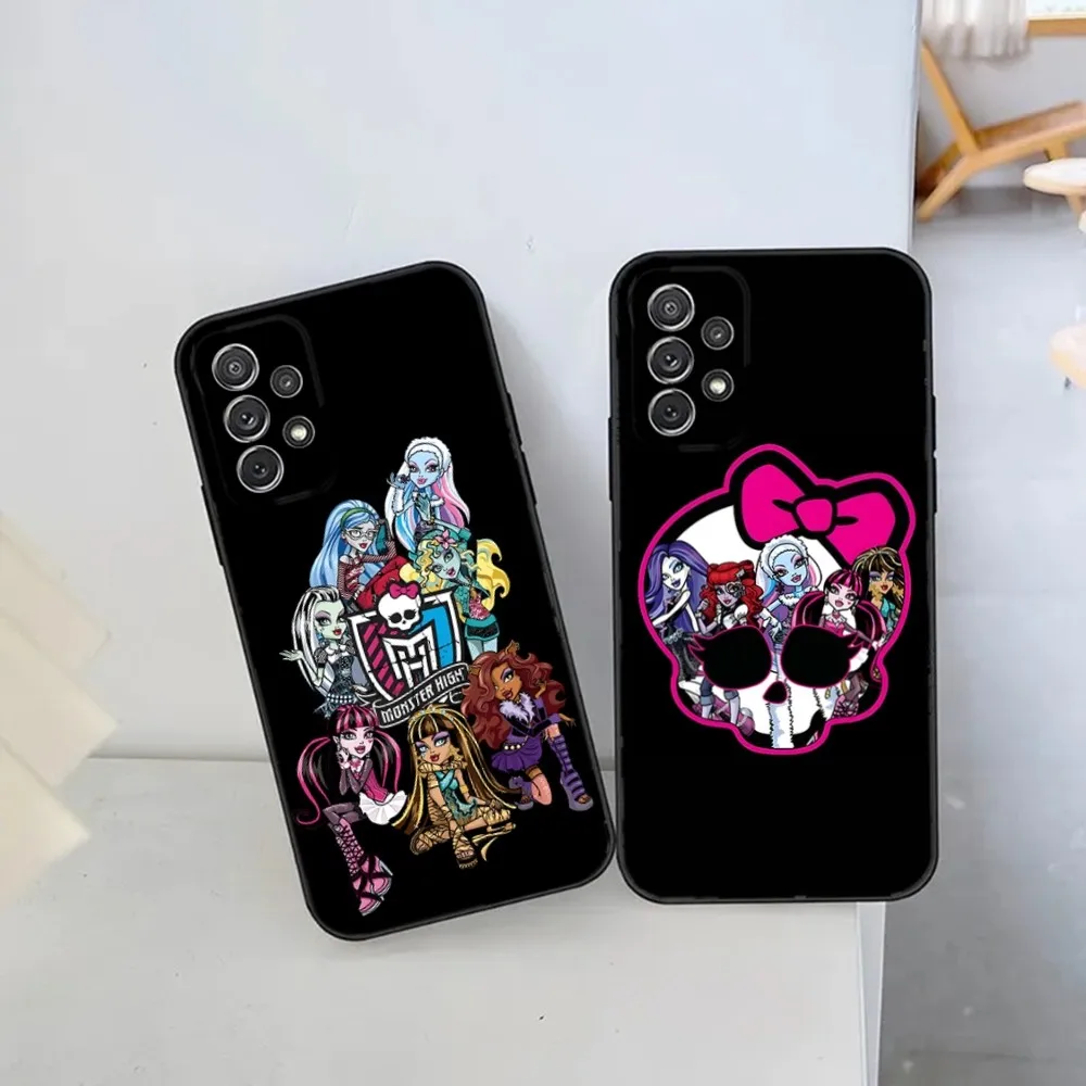 Custodia Per Telefono Alta Cartoon M-Monster Per Samsung S21,S22 Ultra,S20,S30 Plus,S22 Plus,S23,S30 Ultra 5G Cover In Silicone