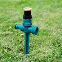 Garden Sprinkler 360° Rotation Irrigation Watering System Agriculture Ground Automatic Tube Adjustable Plug Buried Atomization 3