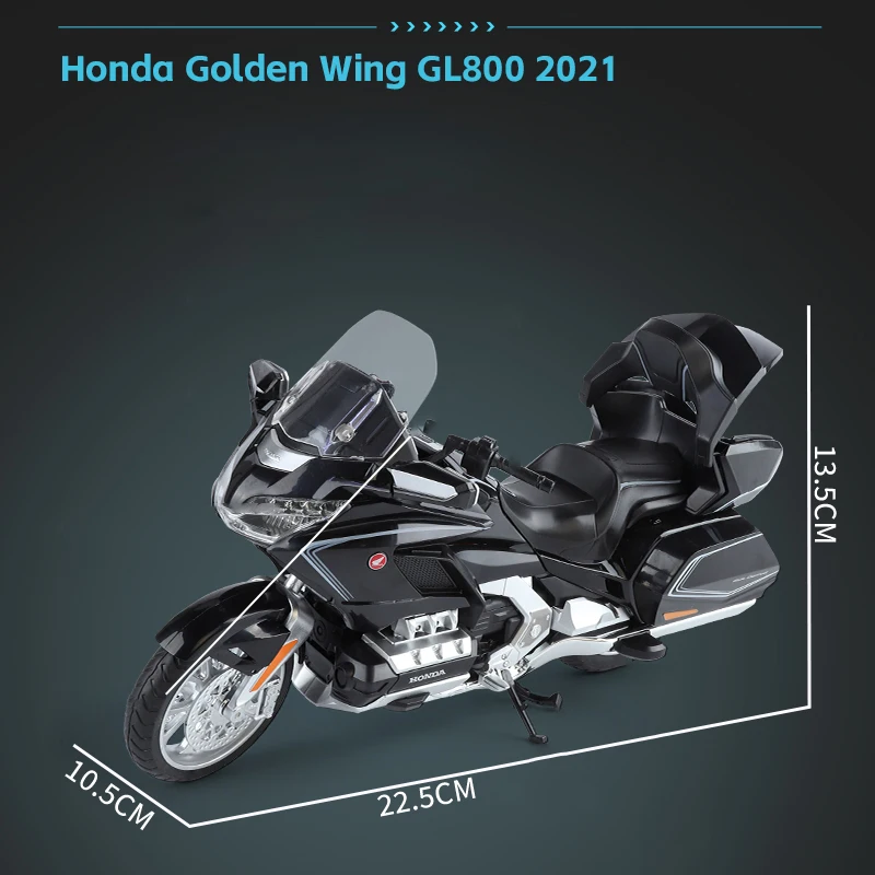 Welly 1/18 2020 Honda Gold Wing Druckguss-Motorradm Produktbild-Vorschau 9