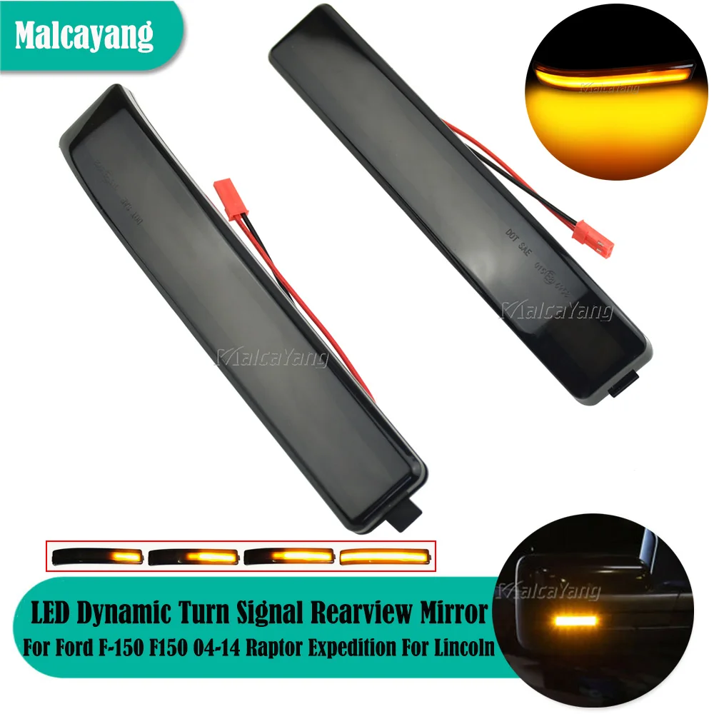 

Для Ford F150 2009-2014 F-150 SVT Raptor 2010-2014 дверное зеркало заднего вида Динамический светодиодный указатель поворота лампы-мигалки