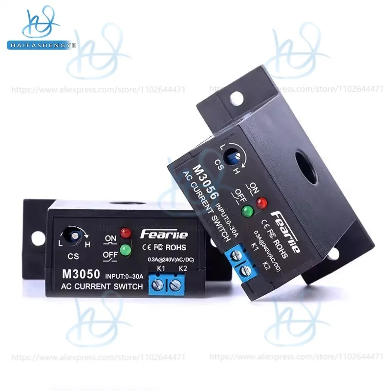 Current sensing monitoring mutual inductance module overload protection alarm linkage control switch sensor normally open M3050