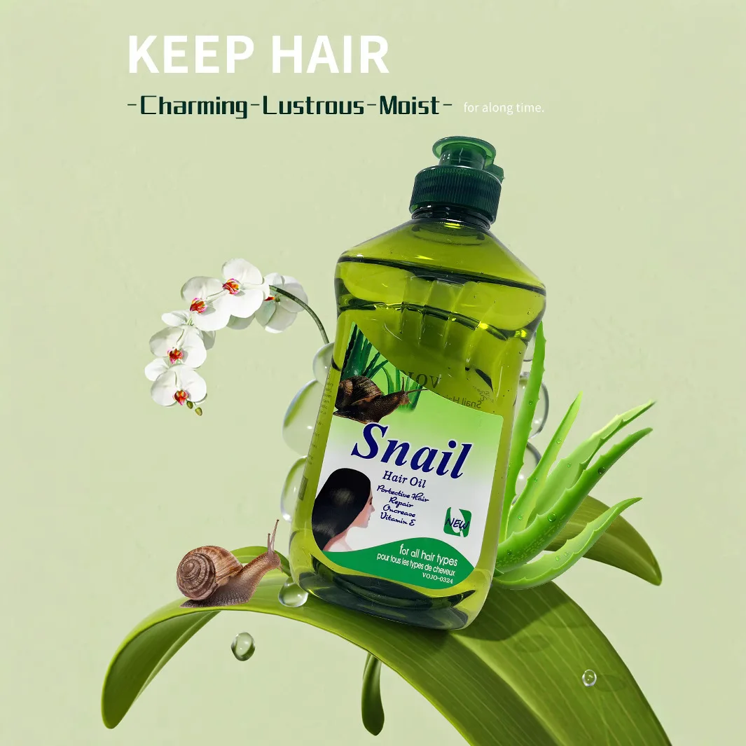 Olive snail nourishing repairing and smoothing hair care essential oil hair oil suitable for dry and frizzy hair oil hair essence oil