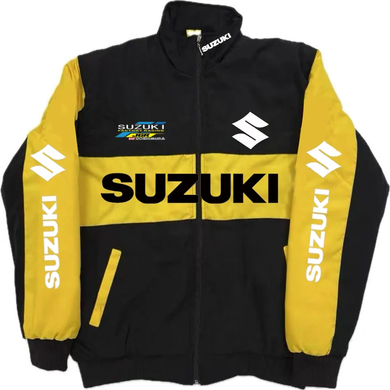 Suzuki Racing Jacket - A fashionable motorcycle riding jacket for