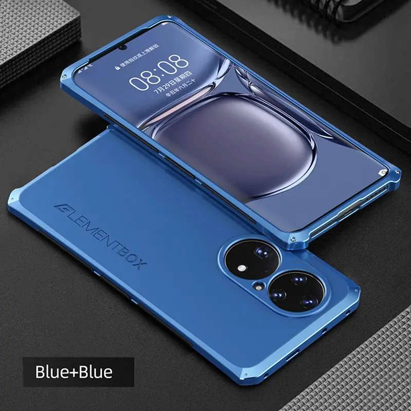 Dropshipping 360 Antifall Metal Frame PC Case For Huawei Mate 60 50 40 P50 P60 Pro Nova 12 11 10 9 Pro 8 SE CASE CProtect Cover