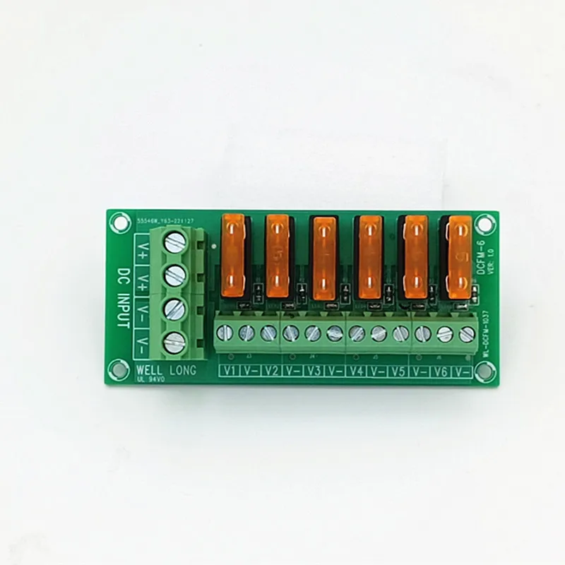 DC Power Fuse Distribution Strip Modul Klemmenblock 6 Positionen erweiterbar – Detail 3