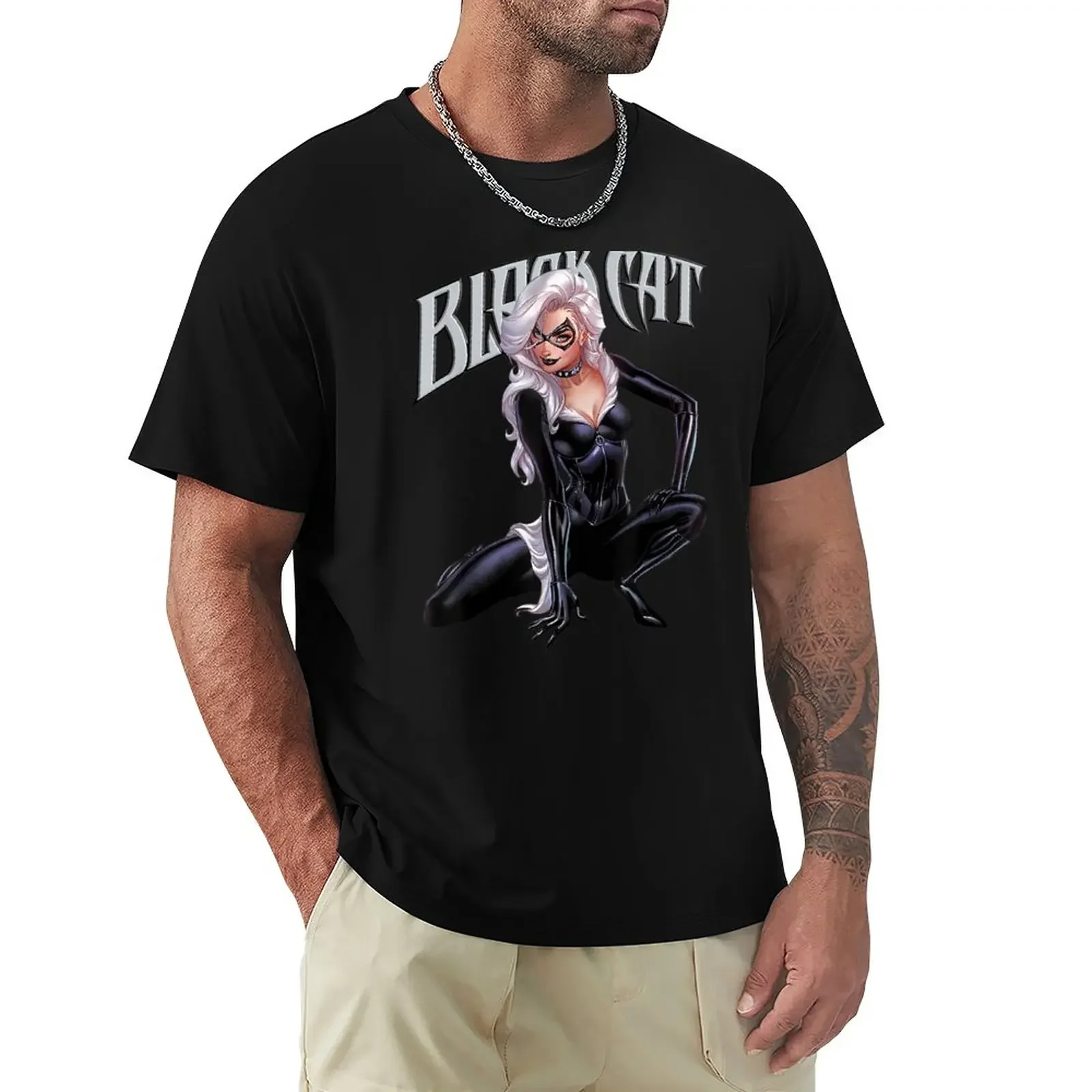 

Black Cat Felicia Hardy T-Shirt Blouse quick drying customizeds fruit of the loom mens t shirts